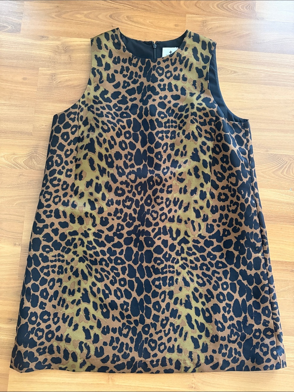 Tuckernuck Black and Brown Leopard Print Mini Dress